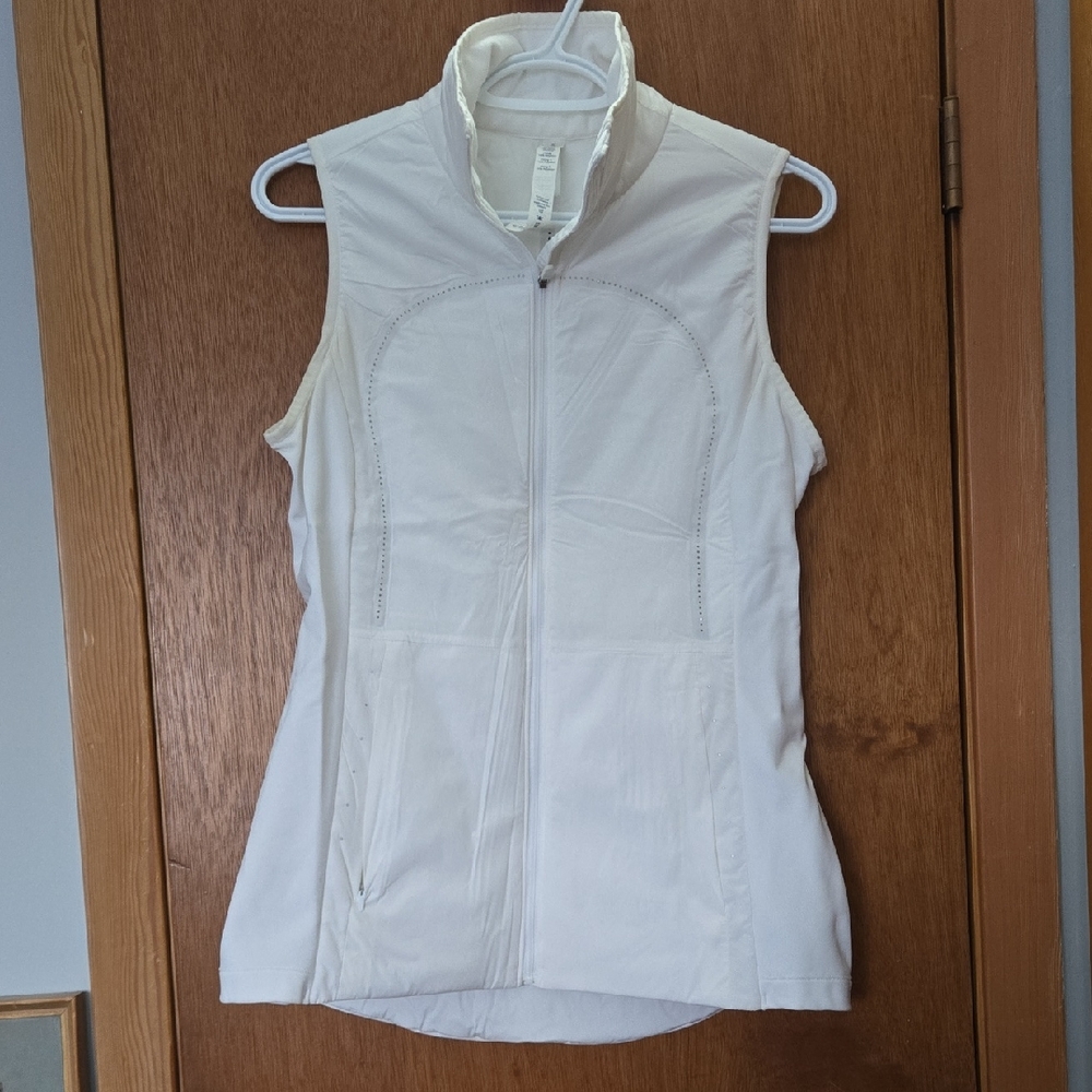 Lululemon Athletica White Running Vest